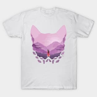 Nekomata's Mountain Repitition:Japanese Yokai T-Shirt